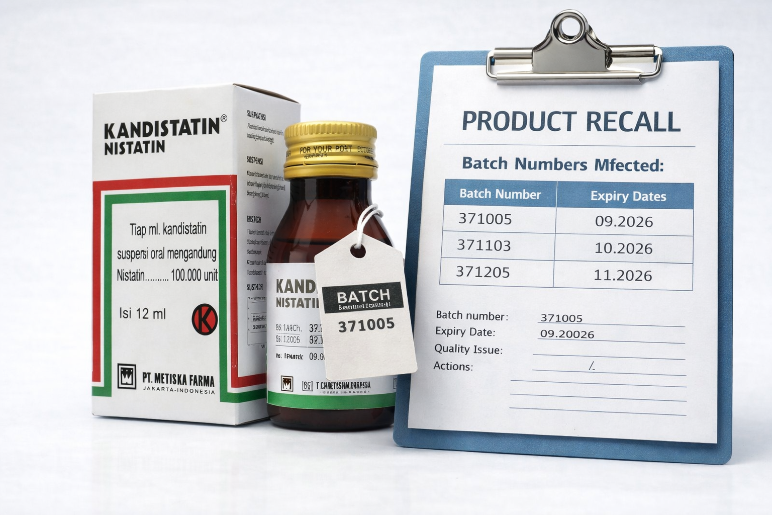 Penarikan Obat Kandistatin